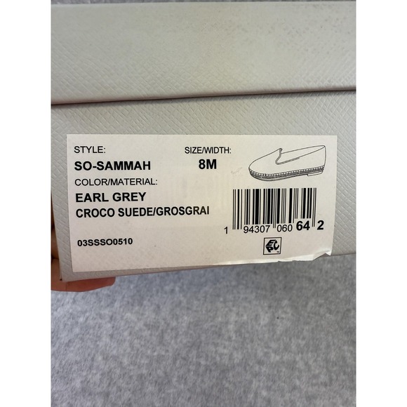 Sole Society Shoes Womens Size 8M SO-SAMMAH Croco Suede Espadrille Flat - Picture 9 of 9